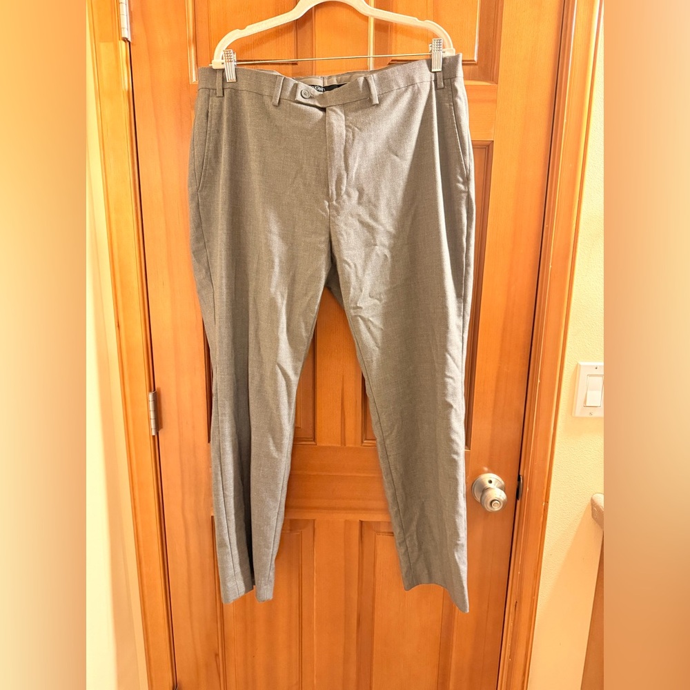 Calvin Klein X Slim Fit Grey Suit Pants